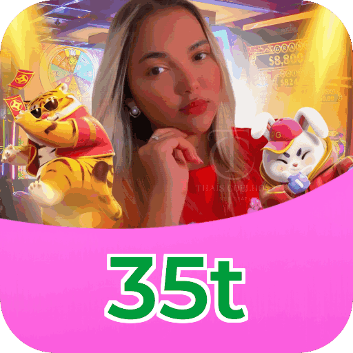 Interface do aplicativo 35t mostrando jogos disponíveis no iOS e Android